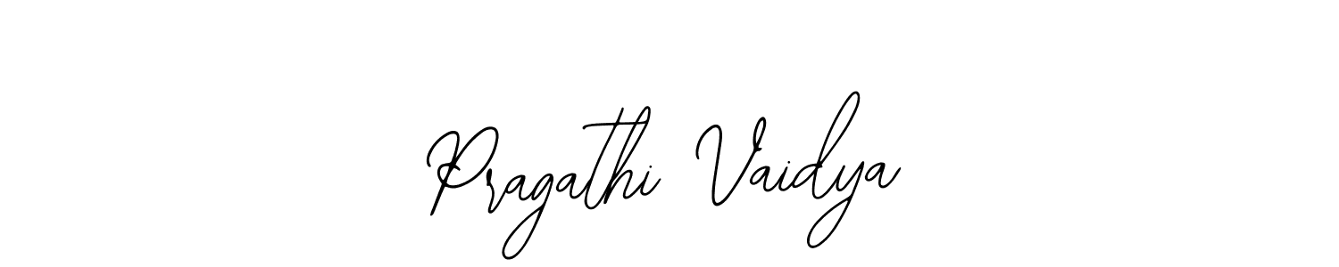 Make a beautiful signature design for name Pragathi Vaidya. With this signature (Bearetta-2O07w) style, you can create a handwritten signature for free. Pragathi Vaidya signature style 12 images and pictures png