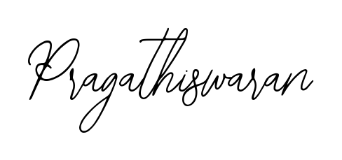 Enhance your business communications with Pragathiswaran signature in Bearetta-2O07w lettering. Clean, modern, and universally compatible. Pragathiswaran signature style 12 images and pictures png