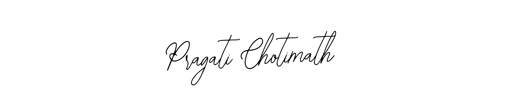 Also You can easily find your signature by using the search form. We will create Pragati Chotimath name handwritten signature images for you free of cost using Bearetta-2O07w sign style. Pragati Chotimath signature style 12 images and pictures png