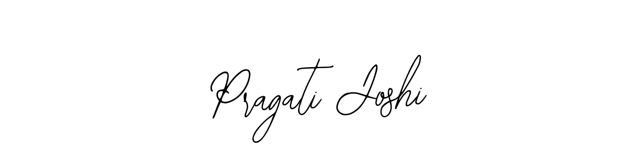 Bearetta-2O07w is a professional signature style that is perfect for those who want to add a touch of class to their signature. It is also a great choice for those who want to make their signature more unique. Get Pragati Joshi name to fancy signature for free. Pragati Joshi signature style 12 images and pictures png