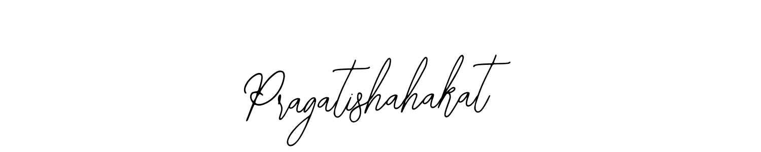 Bearetta-2O07w is a professional signature style that is perfect for those who want to add a touch of class to their signature. It is also a great choice for those who want to make their signature more unique. Get Pragatishahakat name to fancy signature for free. Pragatishahakat signature style 12 images and pictures png