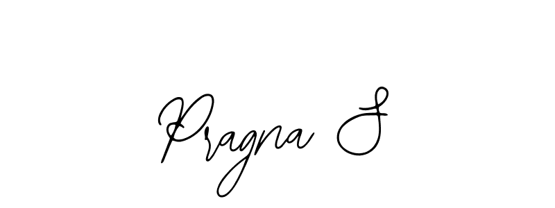 You should practise on your own different ways (Bearetta-2O07w) to write your name (Pragna S) in signature. don't let someone else do it for you. Pragna S signature style 12 images and pictures png