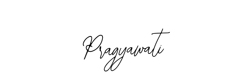 How to make Pragyawati name signature. Use Bearetta-2O07w style for creating short signs online. This is the latest handwritten sign. Pragyawati signature style 12 images and pictures png