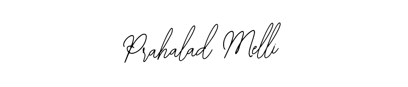 How to make Prahalad Melli name signature. Use Bearetta-2O07w style for creating short signs online. This is the latest handwritten sign. Prahalad Melli signature style 12 images and pictures png