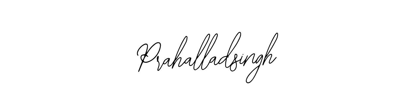 Bearetta-2O07w is a professional signature style that is perfect for those who want to add a touch of class to their signature. It is also a great choice for those who want to make their signature more unique. Get Prahalladsingh name to fancy signature for free. Prahalladsingh signature style 12 images and pictures png