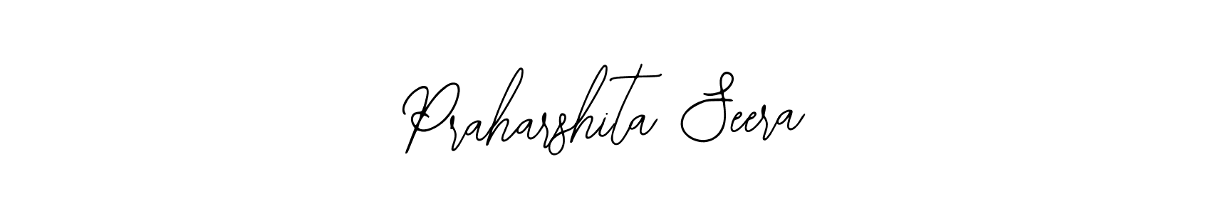 Make a short Praharshita Seera signature style. Manage your documents anywhere anytime using Bearetta-2O07w. Create and add eSignatures, submit forms, share and send files easily. Praharshita Seera signature style 12 images and pictures png