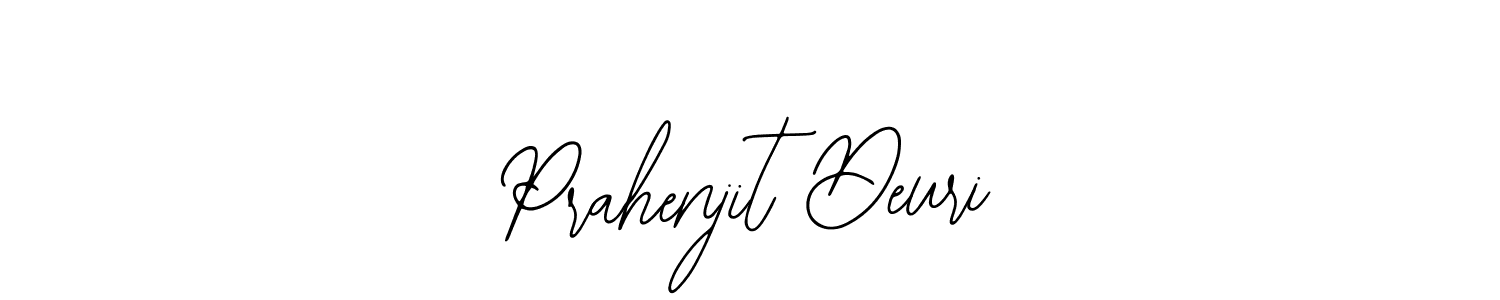 Also we have Prahenjit Deuri name is the best signature style. Create professional handwritten signature collection using Bearetta-2O07w autograph style. Prahenjit Deuri signature style 12 images and pictures png