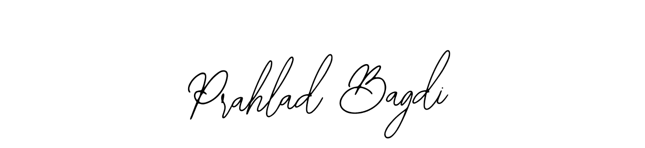 How to make Prahlad Bagdi name signature. Use Bearetta-2O07w style for creating short signs online. This is the latest handwritten sign. Prahlad Bagdi signature style 12 images and pictures png