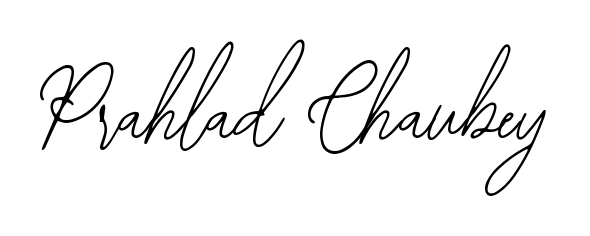 Looking for an artistic signature for Prahlad Chaubey? The Bearetta-2O07w calligraphy style gives a sophisticated flow suitable for business cards and emails. Prahlad Chaubey signature style 12 images and pictures png