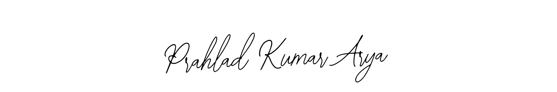 How to make Prahlad Kumar Arya name signature. Use Bearetta-2O07w style for creating short signs online. This is the latest handwritten sign. Prahlad Kumar Arya signature style 12 images and pictures png