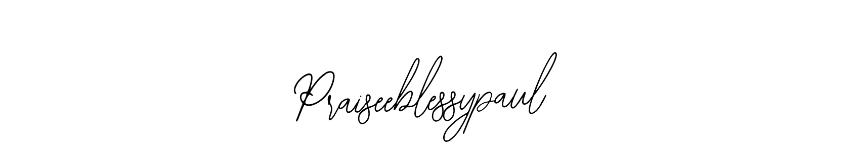 Create a beautiful signature design for name Praiseeblessypaul. With this signature (Bearetta-2O07w) fonts, you can make a handwritten signature for free. Praiseeblessypaul signature style 12 images and pictures png