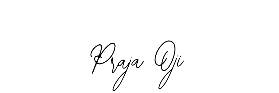 The best way (Bearetta-2O07w) to make a short signature is to pick only two or three words in your name. The name Praja Oji include a total of six letters. For converting this name. Praja Oji signature style 12 images and pictures png