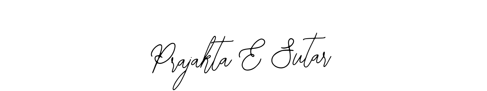 It looks lik you need a new signature style for name Prajakta E Sutar. Design unique handwritten (Bearetta-2O07w) signature with our free signature maker in just a few clicks. Prajakta E Sutar signature style 12 images and pictures png