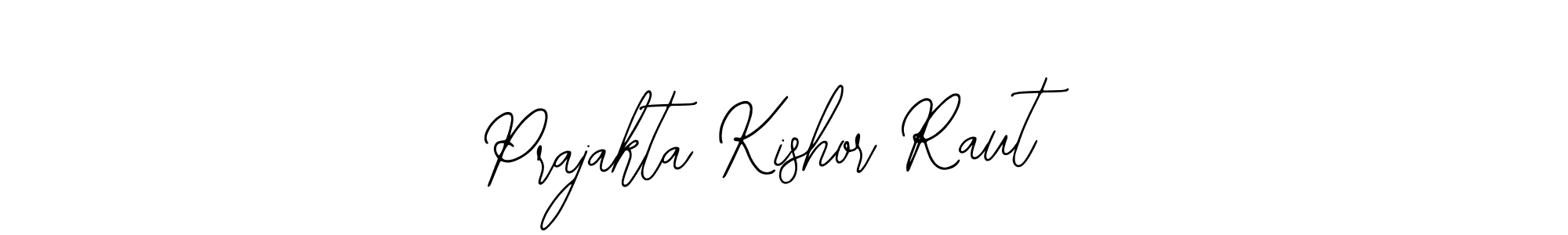 You should practise on your own different ways (Bearetta-2O07w) to write your name (Prajakta Kishor Raut) in signature. don't let someone else do it for you. Prajakta Kishor Raut signature style 12 images and pictures png