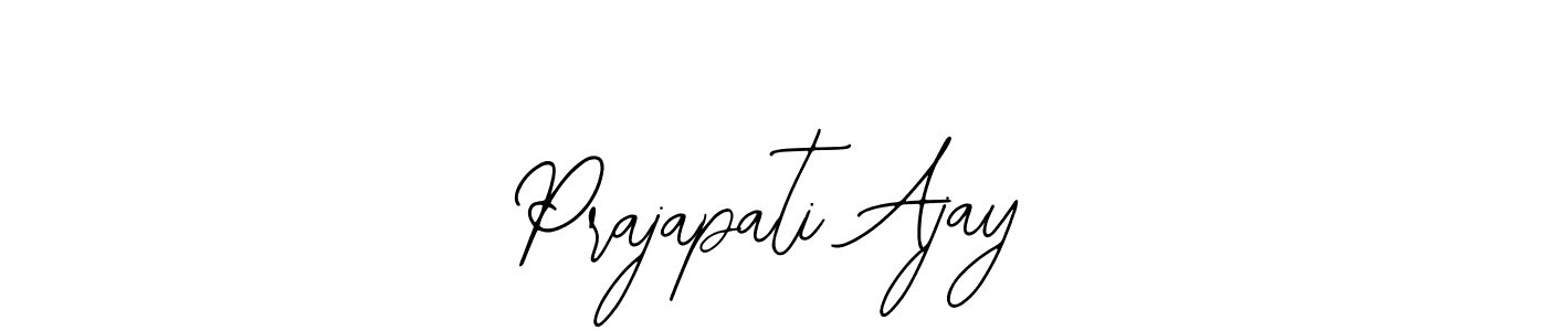 How to make Prajapati Ajay signature? Bearetta-2O07w is a professional autograph style. Create handwritten signature for Prajapati Ajay name. Prajapati Ajay signature style 12 images and pictures png