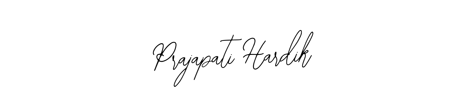 The best way (Bearetta-2O07w) to make a short signature is to pick only two or three words in your name. The name Prajapati Hardik include a total of six letters. For converting this name. Prajapati Hardik signature style 12 images and pictures png