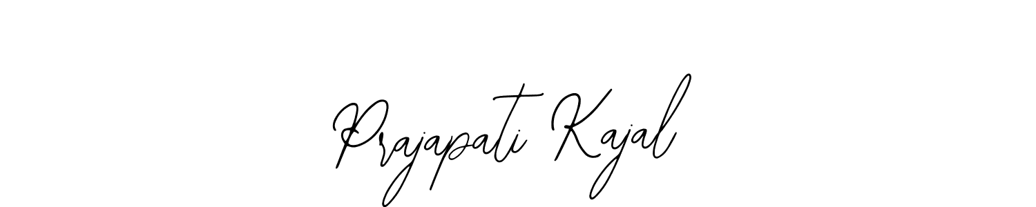 This is the best signature style for the Prajapati Kajal name. Also you like these signature font (Bearetta-2O07w). Mix name signature. Prajapati Kajal signature style 12 images and pictures png