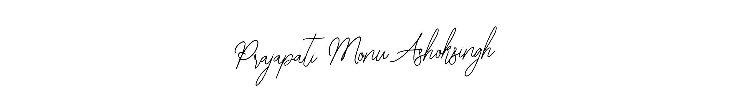 How to make Prajapati Monu Ashoksingh signature? Bearetta-2O07w is a professional autograph style. Create handwritten signature for Prajapati Monu Ashoksingh name. Prajapati Monu Ashoksingh signature style 12 images and pictures png