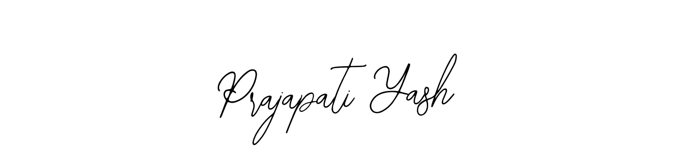 Design your own signature with our free online signature maker. With this signature software, you can create a handwritten (Bearetta-2O07w) signature for name Prajapati Yash. Prajapati Yash signature style 12 images and pictures png