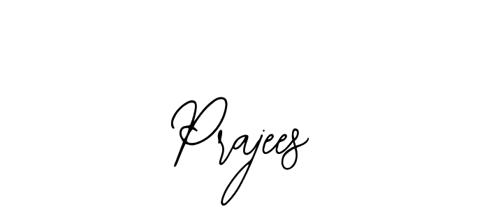 How to make Prajees name signature. Use Bearetta-2O07w style for creating short signs online. This is the latest handwritten sign. Prajees signature style 12 images and pictures png