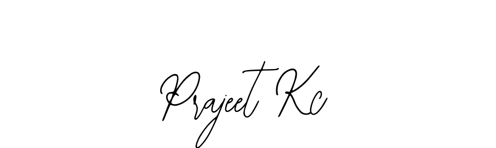 You should practise on your own different ways (Bearetta-2O07w) to write your name (Prajeet Kc) in signature. don't let someone else do it for you. Prajeet Kc signature style 12 images and pictures png