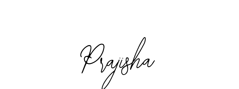 How to make Prajisha name signature. Use Bearetta-2O07w style for creating short signs online. This is the latest handwritten sign. Prajisha signature style 12 images and pictures png