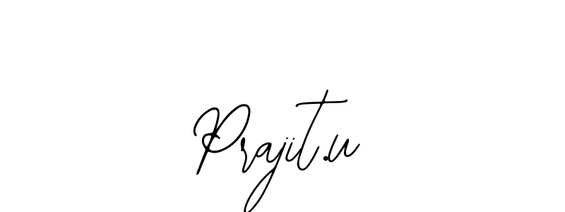 Use a signature maker to create a handwritten signature online. With this signature software, you can design (Bearetta-2O07w) your own signature for name Prajit.u. Prajit.u signature style 12 images and pictures png