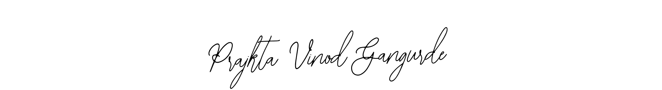 Make a short Prajkta Vinod Gangurde signature style. Manage your documents anywhere anytime using Bearetta-2O07w. Create and add eSignatures, submit forms, share and send files easily. Prajkta Vinod Gangurde signature style 12 images and pictures png