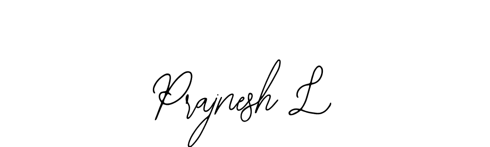 The best way (Bearetta-2O07w) to make a short signature is to pick only two or three words in your name. The name Prajnesh L include a total of six letters. For converting this name. Prajnesh L signature style 12 images and pictures png