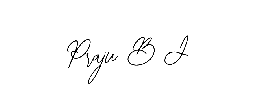 Similarly Bearetta-2O07w is the best handwritten signature design. Signature creator online .You can use it as an online autograph creator for name Praju B J. Praju B J signature style 12 images and pictures png