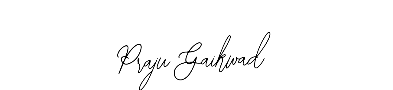 You should practise on your own different ways (Bearetta-2O07w) to write your name (Praju Gaikwad) in signature. don't let someone else do it for you. Praju Gaikwad signature style 12 images and pictures png