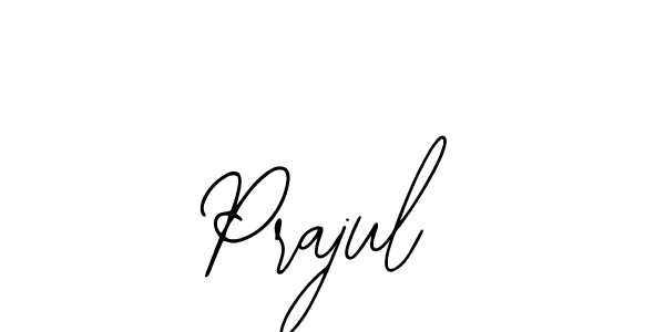 Also we have Prajul name is the best signature style. Create professional handwritten signature collection using Bearetta-2O07w autograph style. Prajul signature style 12 images and pictures png