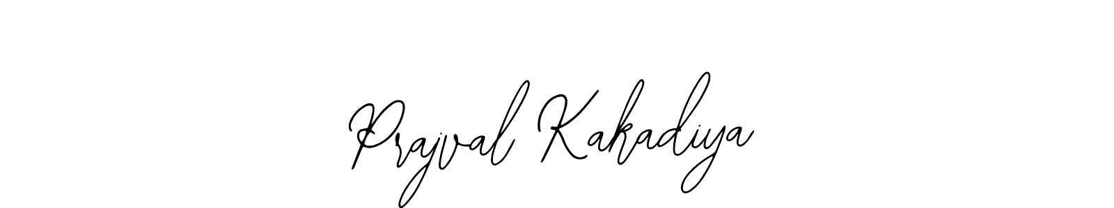 How to Draw Prajval Kakadiya signature style? Bearetta-2O07w is a latest design signature styles for name Prajval Kakadiya. Prajval Kakadiya signature style 12 images and pictures png