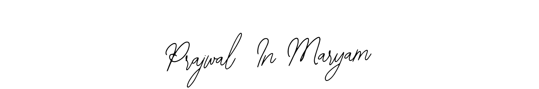 Once you've used our free online signature maker to create your best signature Bearetta-2O07w style, it's time to enjoy all of the benefits that Prajwal  In Maryam name signing documents. Prajwal  In Maryam signature style 12 images and pictures png