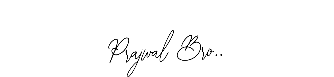 You can use this online signature creator to create a handwritten signature for the name Prajwal Bro... This is the best online autograph maker. Prajwal Bro.. signature style 12 images and pictures png