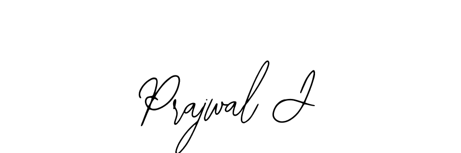 Also we have Prajwal J name is the best signature style. Create professional handwritten signature collection using Bearetta-2O07w autograph style. Prajwal J signature style 12 images and pictures png