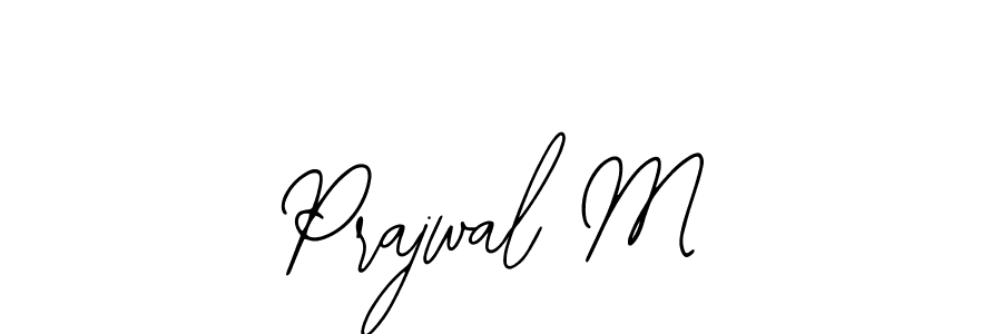 How to make Prajwal M signature? Bearetta-2O07w is a professional autograph style. Create handwritten signature for Prajwal M name. Prajwal M signature style 12 images and pictures png