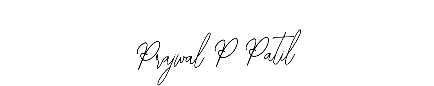 Use a signature maker to create a handwritten signature online. With this signature software, you can design (Bearetta-2O07w) your own signature for name Prajwal P Patil. Prajwal P Patil signature style 12 images and pictures png