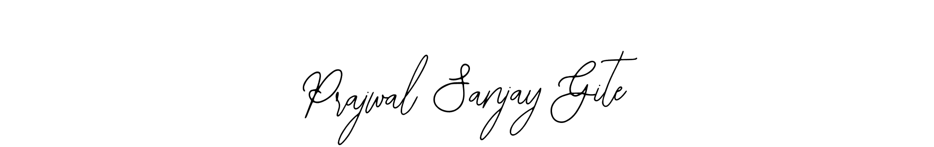 How to Draw Prajwal Sanjay Gite signature style? Bearetta-2O07w is a latest design signature styles for name Prajwal Sanjay Gite. Prajwal Sanjay Gite signature style 12 images and pictures png