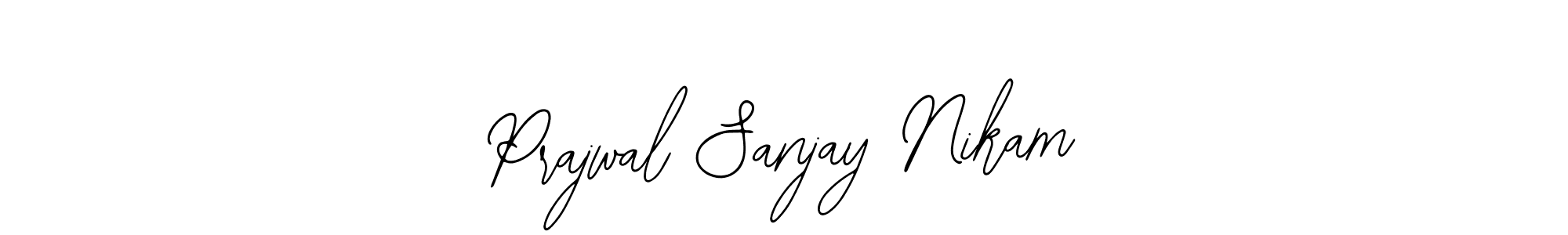 if you are searching for the best signature style for your name Prajwal Sanjay Nikam. so please give up your signature search. here we have designed multiple signature styles  using Bearetta-2O07w. Prajwal Sanjay Nikam signature style 12 images and pictures png