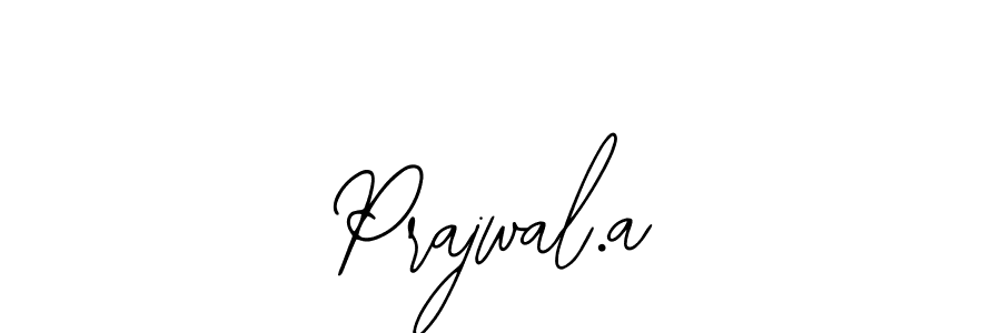 How to Draw Prajwal.a signature style? Bearetta-2O07w is a latest design signature styles for name Prajwal.a. Prajwal.a signature style 12 images and pictures png
