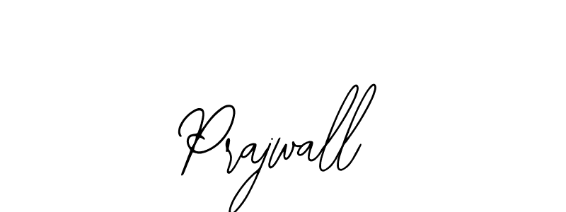 Use a signature maker to create a handwritten signature online. With this signature software, you can design (Bearetta-2O07w) your own signature for name Prajwall. Prajwall signature style 12 images and pictures png