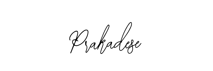 How to make Prakadese signature? Bearetta-2O07w is a professional autograph style. Create handwritten signature for Prakadese name. Prakadese signature style 12 images and pictures png