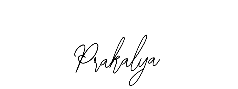 The best way (Bearetta-2O07w) to make a short signature is to pick only two or three words in your name. The name Prakalya include a total of six letters. For converting this name. Prakalya signature style 12 images and pictures png