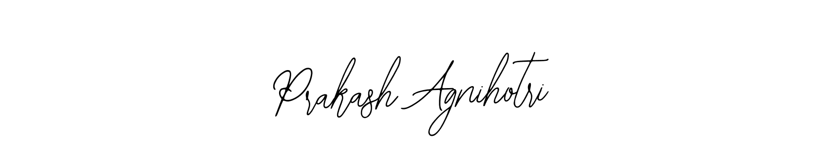 Also we have Prakash Agnihotri name is the best signature style. Create professional handwritten signature collection using Bearetta-2O07w autograph style. Prakash Agnihotri signature style 12 images and pictures png