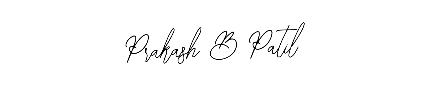 Make a beautiful signature design for name Prakash B Patil. Use this online signature maker to create a handwritten signature for free. Prakash B Patil signature style 12 images and pictures png