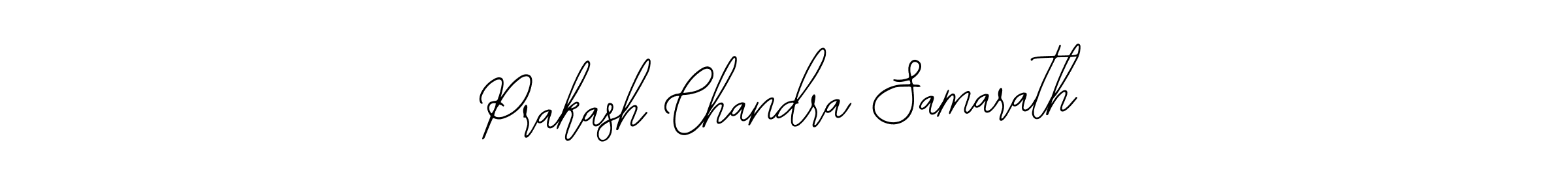 How to make Prakash Chandra Samarath name signature. Use Bearetta-2O07w style for creating short signs online. This is the latest handwritten sign. Prakash Chandra Samarath signature style 12 images and pictures png