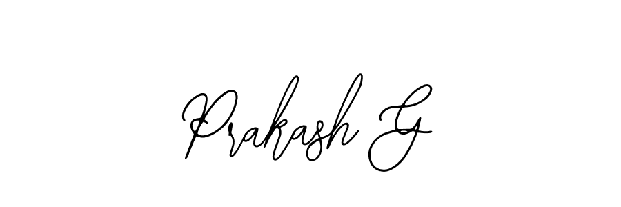 if you are searching for the best signature style for your name Prakash G. so please give up your signature search. here we have designed multiple signature styles  using Bearetta-2O07w. Prakash G signature style 12 images and pictures png