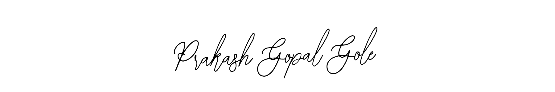 Create a beautiful signature design for name Prakash Gopal Gole. With this signature (Bearetta-2O07w) fonts, you can make a handwritten signature for free. Prakash Gopal Gole signature style 12 images and pictures png