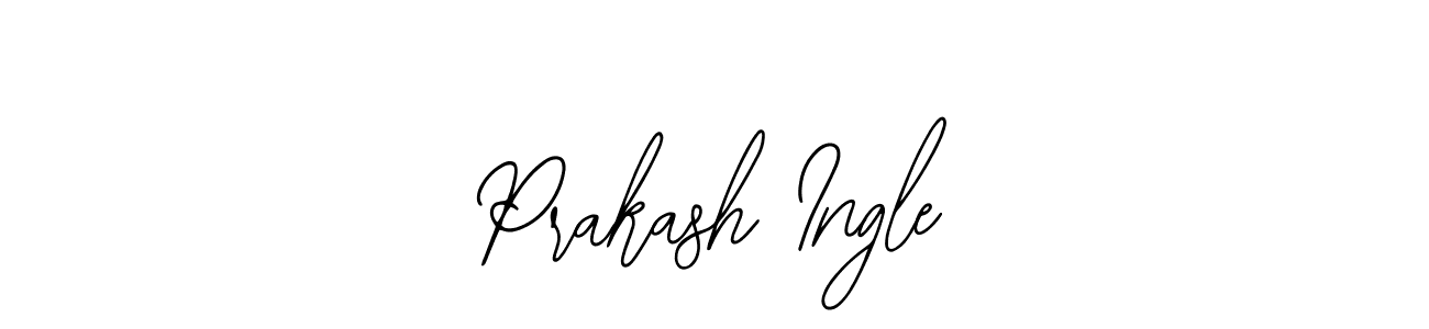 Bearetta-2O07w is a professional signature style that is perfect for those who want to add a touch of class to their signature. It is also a great choice for those who want to make their signature more unique. Get Prakash Ingle name to fancy signature for free. Prakash Ingle signature style 12 images and pictures png